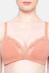 Triumph Padded Non Wired Medium Coverage T-Shirt Bra - Rust — thumbnail 4