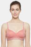 Triumph Padded Non Wired Medium Coverage T-Shirt Bra - Candid Orange — thumbnail 1