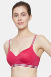 Triumph Padded Non Wired Medium Coverage T-Shirt Bra - Holly Berry — thumbnail 4