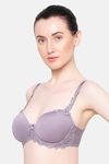 Triumph Padded Wired Full Coverage T-Shirt Bra - Twilight Grey — thumbnail 3