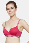 Triumph Padded Wired Medium Coverage T-Shirt Bra - Holly Berry — thumbnail 4