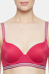 Triumph Padded Wired Medium Coverage T-Shirt Bra - Holly Berry — thumbnail 5