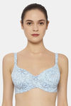 Triumph Double Layered Wired Medium Coverage T-Shirt Bra - Blue Light Combination — thumbnail 1