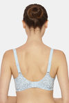 Triumph Double Layered Wired Medium Coverage T-Shirt Bra - Blue Light Combination — thumbnail 2