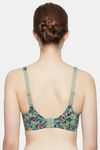 Triumph Double Layered Wired Full Coverage Minimiser Bra - Green Dark Combination — thumbnail 2