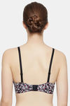 Triumph Padded Non Wired Full Coverage T-Shirt Bra - Violet Dark Combination — thumbnail 2