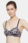 Triumph Padded Non Wired Full Coverage T-Shirt Bra - Violet Dark Combination — thumbnail 3
