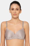 Triumph Padded Non Wired Medium Coverage T-Shirt Bra - Coffee Sugar — thumbnail 1