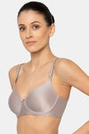 Triumph Padded Non Wired Medium Coverage T-Shirt Bra - Coffee Sugar — thumbnail 3