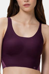 Triumph Padded Non Wired Medium Coverage T-Shirt Bra - Aubergine — thumbnail 3