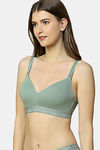 Triumph Padded Non Wired Medium Coverage T-Shirt Bra - Abstinthe — thumbnail 3
