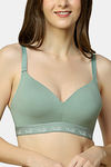 Triumph Padded Non Wired Medium Coverage T-Shirt Bra - Abstinthe — thumbnail 4