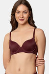 Triumph Padded Wired Medium Coverage T-Shirt Bra - Claret — thumbnail 1