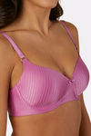 Triumph Padded Non Wired Medium Coverage T-Shirt Bra - Mauve — thumbnail 4