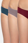 Triumph Medium Rise Three-Fourth Coverage Bikini Panty (Pack of 3) - Multicolor — thumbnail 1