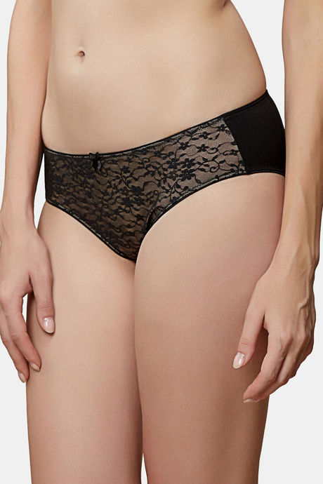 Triumph Medium Rise Full Coverage Hipster Panty - Black — image 3