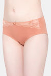 Triumph Mid Rise Chafefree Hipster Panty - Rust — thumbnail 3
