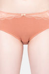 Triumph Mid Rise Chafefree Hipster Panty - Rust — thumbnail 4