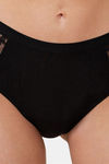 Triumph Medium Rise Full Coverage Hipster Period Panty - Black — thumbnail 3
