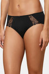 Triumph Medium Rise Three-Fourth Coverage Hipster Panty - Black — thumbnail 2