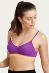 Triumph Medium Impact Sports Bra- Purple — thumbnail 2