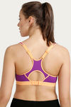 Triumph Medium Impact Sports Bra- Purple — thumbnail 3