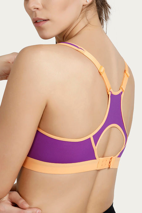 Triumph Medium Impact Sports Bra- Purple — image 5