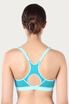 Triumph Padded Medium Impact Sports Bra- Sea Blue — thumbnail 3