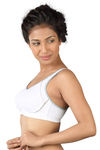 Triumph Medium Impact Sports Bra- White — thumbnail 2