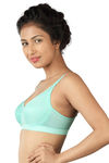 Triumph Medium Impact Sports Bra- Blue — thumbnail 2