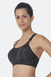 Triumph Padded High Impact Easy Movement Anti Microbial Sports Bra - Black — thumbnail 2