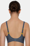 Triumph Triaction Hybrid Lite Padded Wireless High Bounce Control Sports Bra - Grey Combo — thumbnail 2