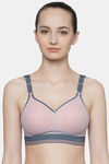 Triumph Triaction Hybrid Lite Spacer Cup Padded Wireless Extreme Support High Bounce Control Big-Cup Sports Bra - Grey — thumbnail 1