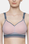 Triumph Triaction Hybrid Lite Spacer Cup Padded Wireless Extreme Support High Bounce Control Big-Cup Sports Bra - Grey — thumbnail 4