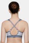 Triumph Triaction Hybrid Lite Spacer Cup Padded Wireless Extreme Support High Bounce Control Big-Cup Sports Bra - Grey — thumbnail 5