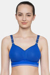 Triumph Triaction Hybrid Lite Spacer Cup Padded Wireless Extreme Support High Bounce Control Big-Cup Sports Bra - Racing Blue — thumbnail 1