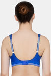 Triumph Triaction Hybrid Lite Spacer Cup Padded Wireless Extreme Support High Bounce Control Big-Cup Sports Bra - Racing Blue — thumbnail 2