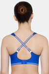 Triumph Triaction Hybrid Lite Spacer Cup Padded Wireless Extreme Support High Bounce Control Big-Cup Sports Bra - Racing Blue — thumbnail 5