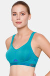 Triumph Triaction Cardio Cloud Padded Non Wired Sports Bra With Extreme Bounce Control - Emerald — thumbnail 3