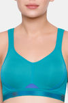 Triumph Triaction Cardio Cloud Padded Non Wired Sports Bra With Extreme Bounce Control - Emerald — thumbnail 4