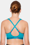 Triumph Triaction Cardio Cloud Padded Non Wired Sports Bra With Extreme Bounce Control - Emerald — thumbnail 5