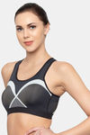 Triumph Triaction Knit Motion Pro Padded Wireless Extreme Bounce Control Sports Bra - Black Combo — thumbnail 3