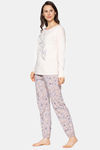 Triumph Lounge Me 10 X Long Sleeve Soft Sustainable Pyjama Set - Pearl Beige — thumbnail 3
