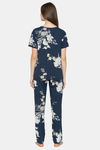 Triumph Relaxed Fit Cotton Pyjama Set - Blue Combination — thumbnail 2