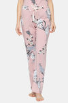 Triumph Relaxed Fit Cotton Pyjama Set - Pink and Light Combination — thumbnail 5