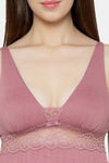 Triumph Relaxed Fit Viscose Knee length Loungewear Dress - Naked Pink — thumbnail 5