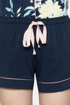 Triumph Relaxed Fit Viscose Sleep Short - Blue Combination — thumbnail 4