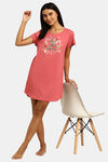 Triumph Organic Cotton Loungewear Dress - Pink Dark Combination — thumbnail 4