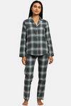 Triumph Super Soft Cotton Loungewear Set - Green Combination — thumbnail 1