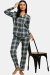 Triumph Super Soft Cotton Loungewear Set - Green Combination — thumbnail 4